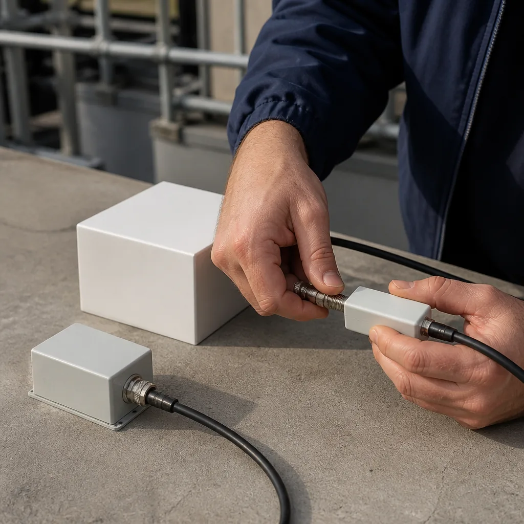 Alimentations d'antenne connectées à un préamplificateur et au réseau TV